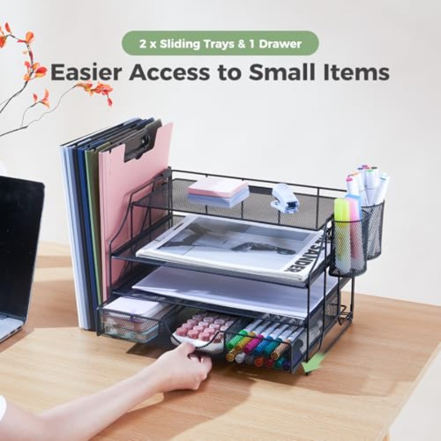 Desk Organizers and Accessorie – обзор и цена Drawer Organizer Bamboo