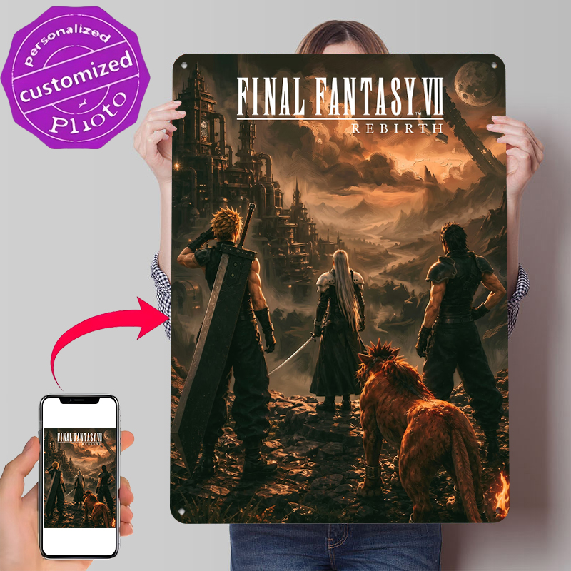 Fantasy VII Rebirth Key Art Pr – обзор и цена Desk Setup Poster