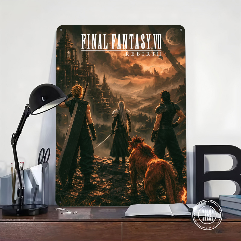 Fantasy VII Rebirth Key Art Pr – обзор и цена Desk Setup Poster