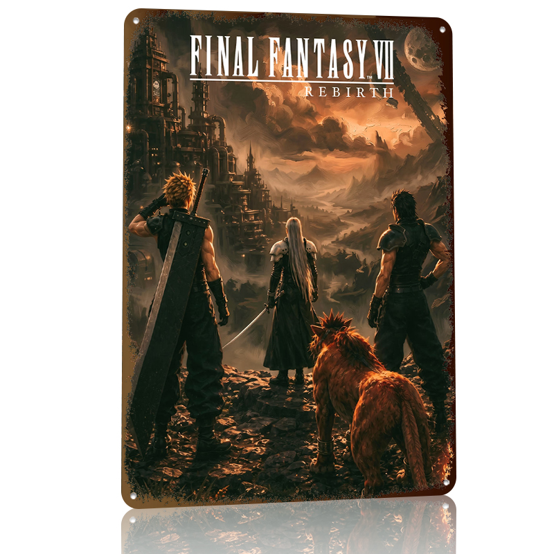 Fantasy VII Rebirth Key Art Pr – обзор и цена Desk Setup Poster