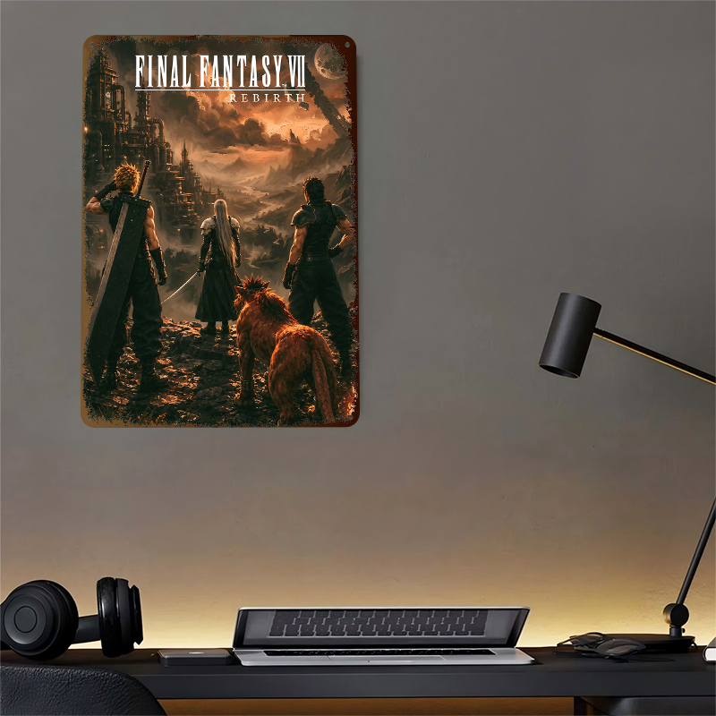 Fantasy VII Rebirth Key Art Pr – обзор и цена Desk Setup Poster