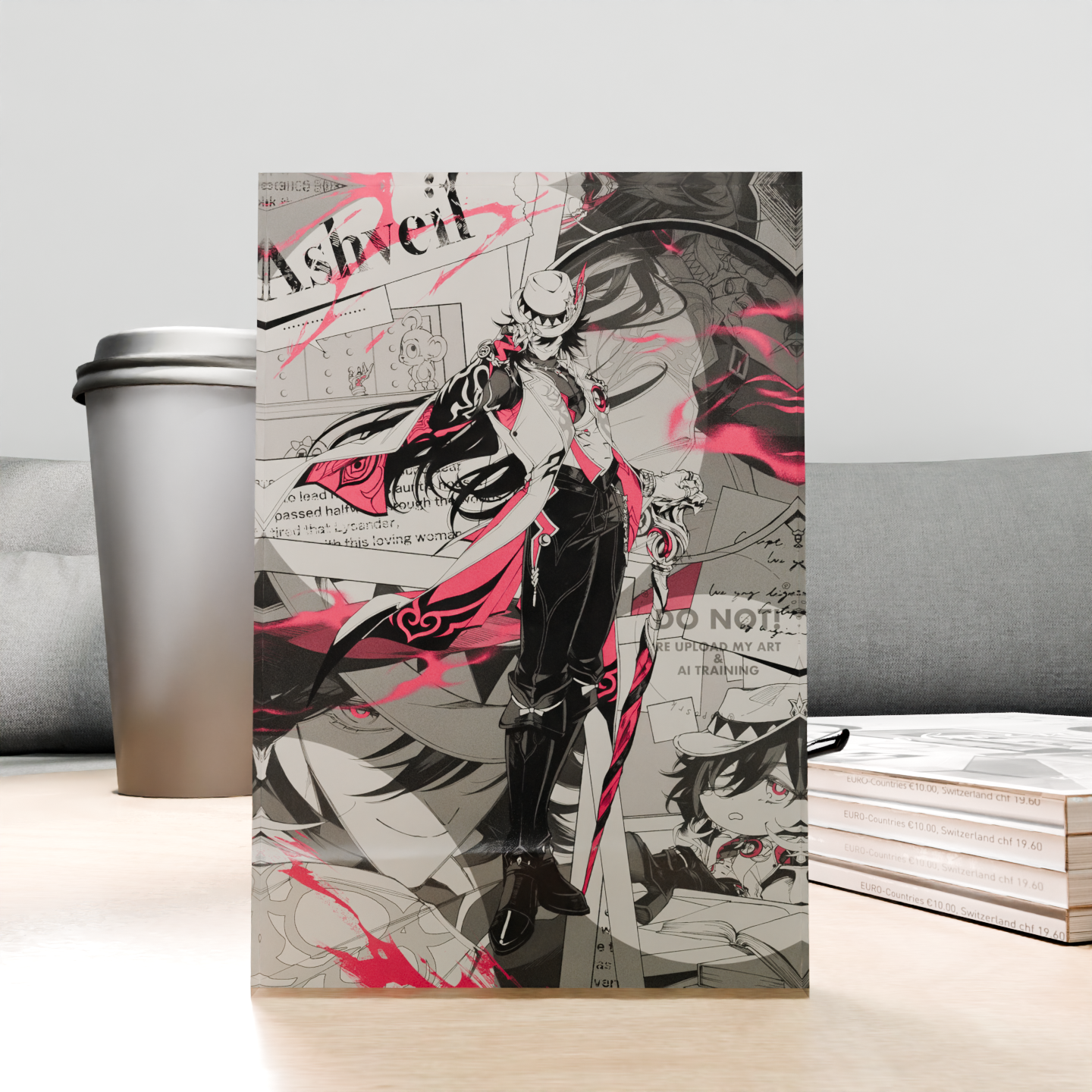 Honkai Star Rail Ashveil HSR P – обзор и цена Desk Setup Poster