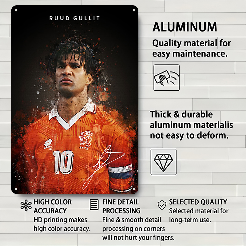 Ruud Gullit Football Player Wa – обзор и цена Desk Setup Poster