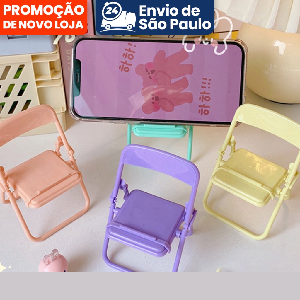 Cute Chair Phone Holder Stand  – обзор и цена Desk Setup Cute