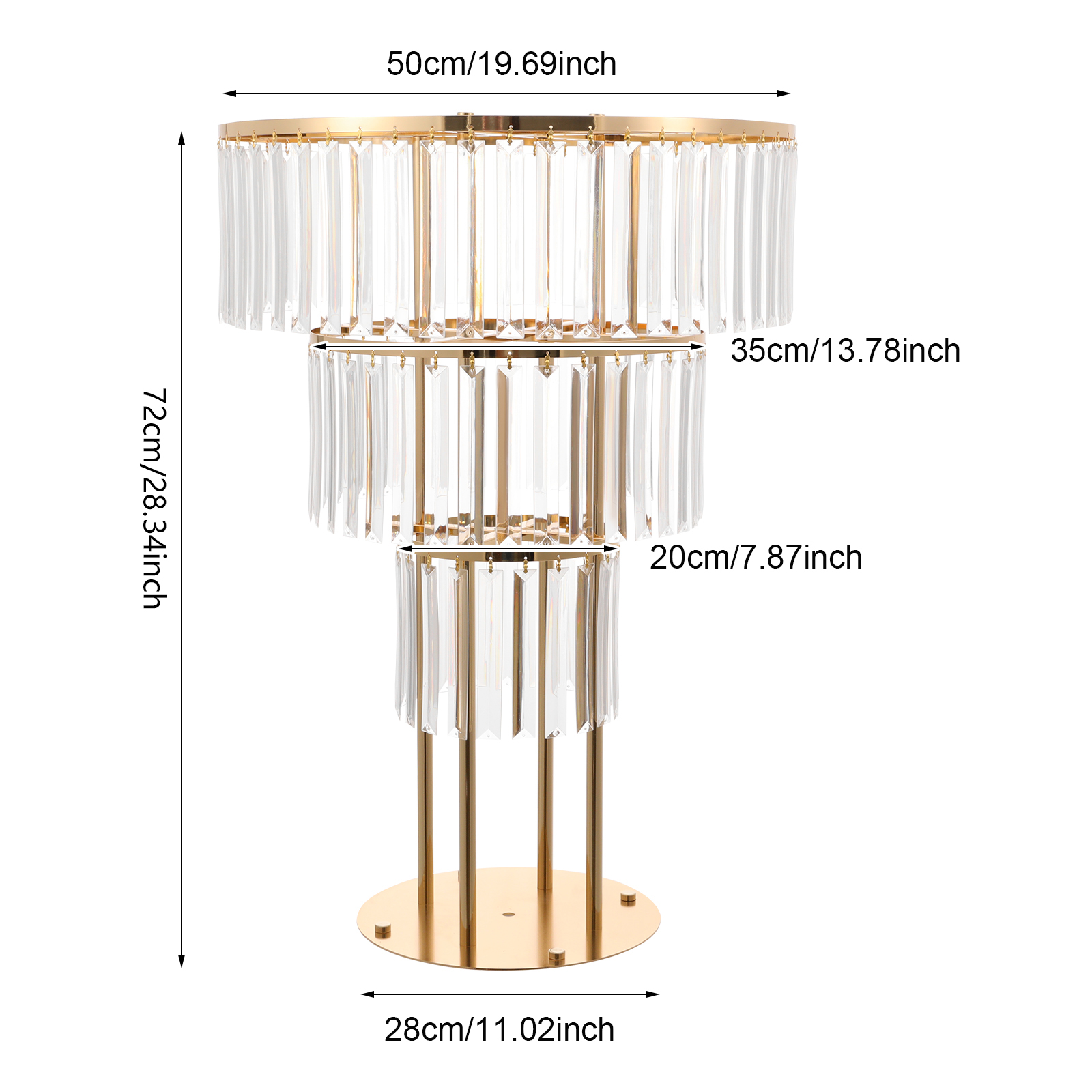 Gold 3-Tier Flower Centerpiece – обзор и цена Desk Setup Modern