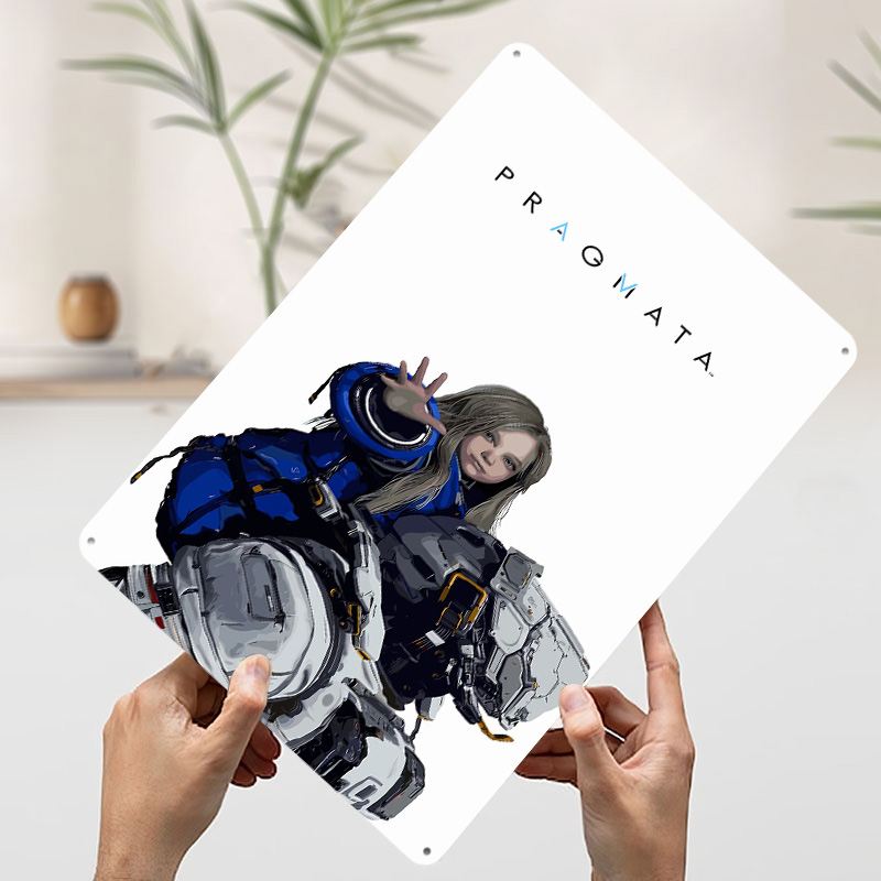 Pragmata Game Character Metal  – обзор и цена Desk Setup Poster