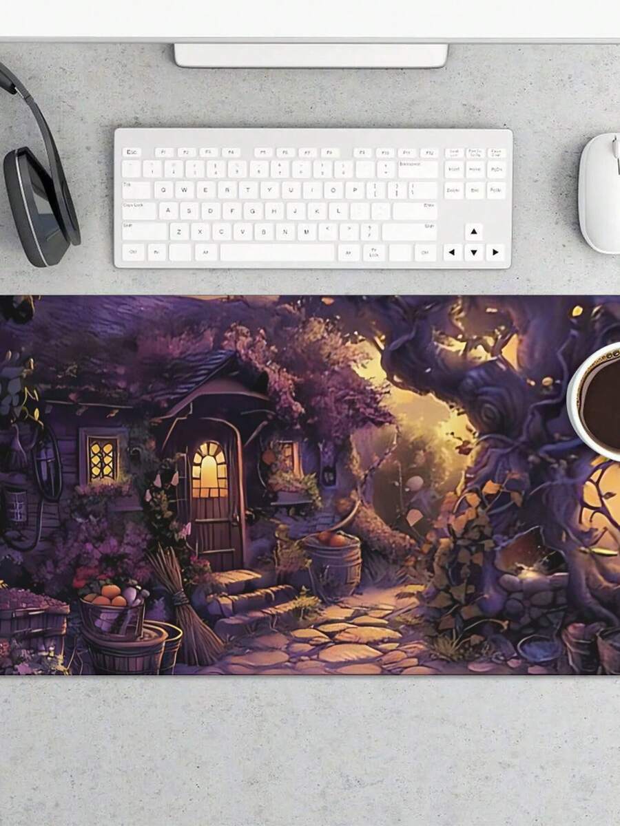 Large Gaming Mouse Pad With Fa – обзор и цена Work Desk Home Setup