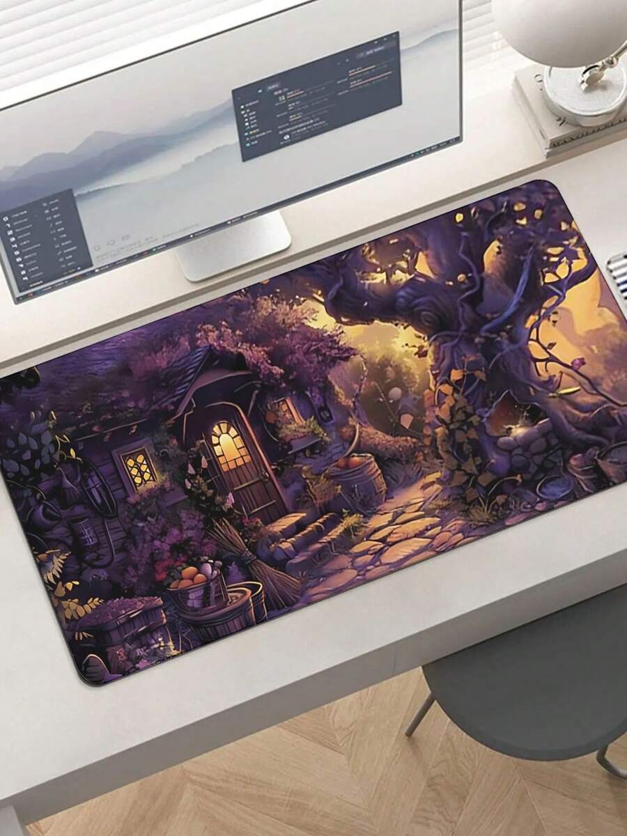 Large Gaming Mouse Pad With Fa – обзор и цена Work Desk Home Setup