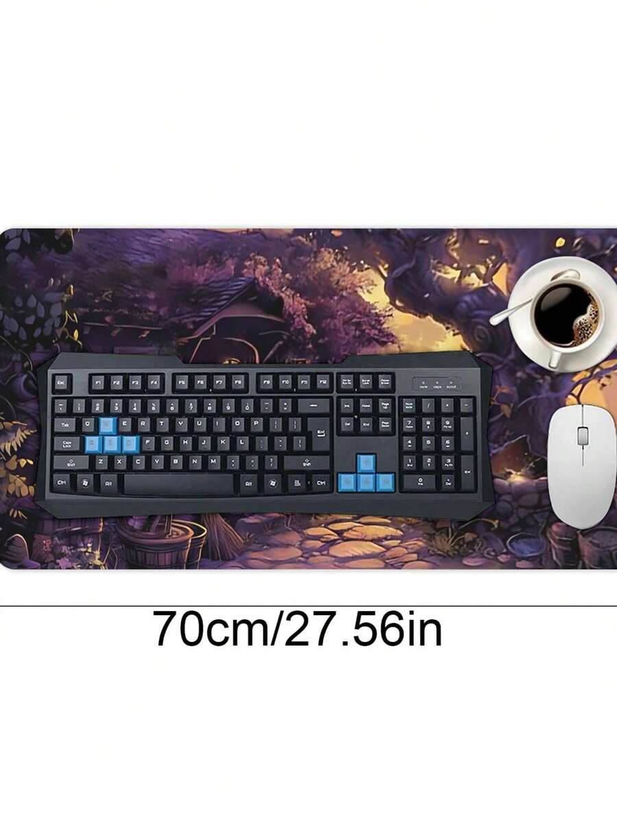 Large Gaming Mouse Pad With Fa – обзор и цена Work Desk Home Setup