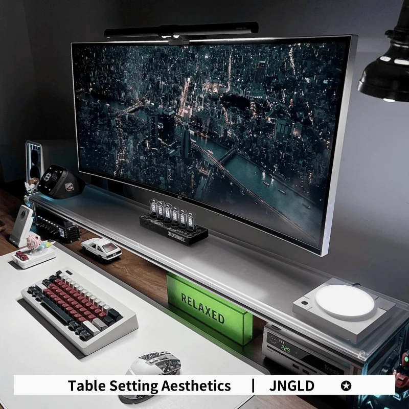 Aluminum Monitor Stand Acrylic – обзор и цена Desk Setup Living Room