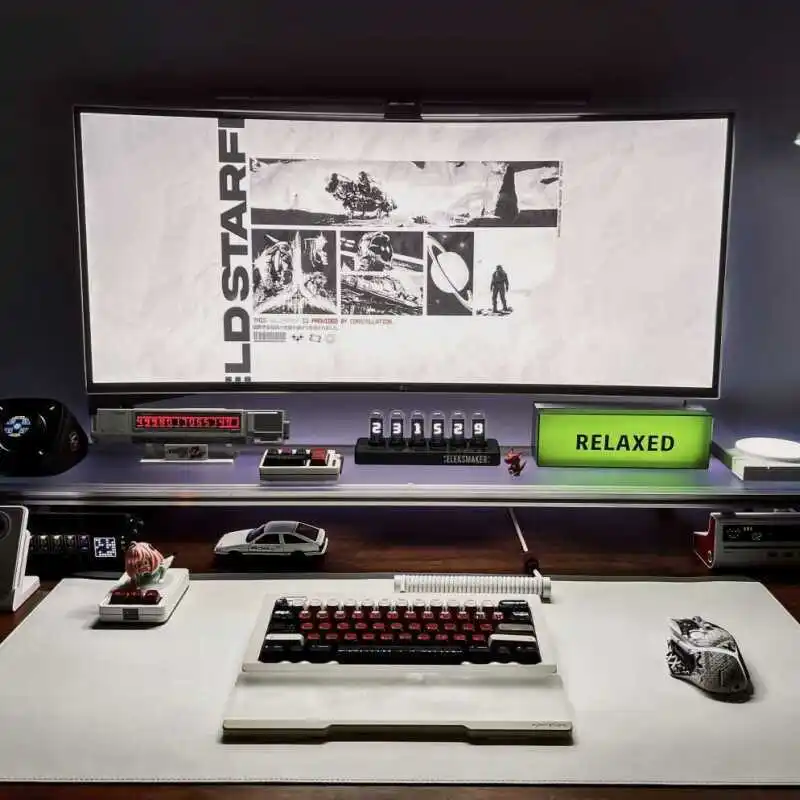 Aluminum Monitor Stand Acrylic – обзор и цена Desk Setup Living Room