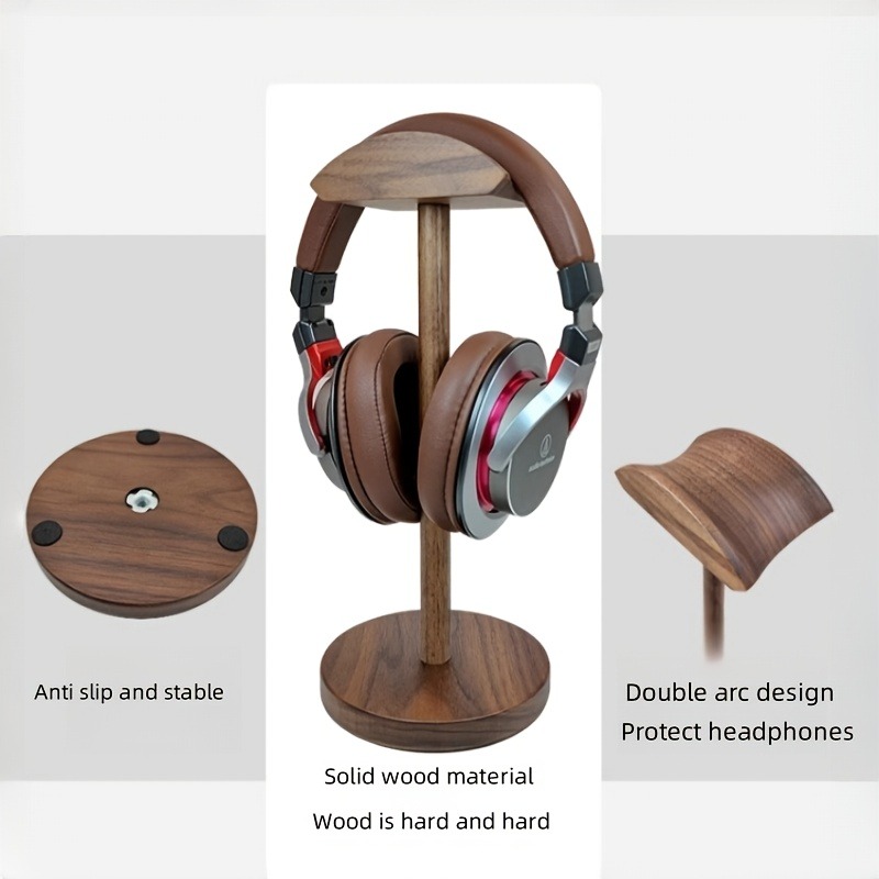 PGY Wooden Headphone Stand Erg – обзор и цена Desk Setup Living Room