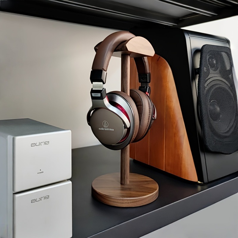 PGY Wooden Headphone Stand Erg – обзор и цена Desk Setup Living Room