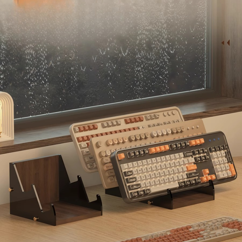 Acrylic Floating Keyboard Stan – обзор и цена Desk Setup Living Room