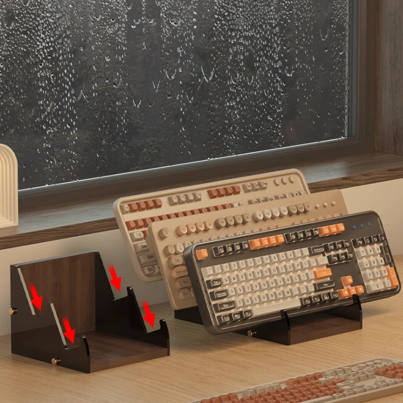 Acrylic Floating Keyboard Stan – обзор и цена Desk Setup Living Room