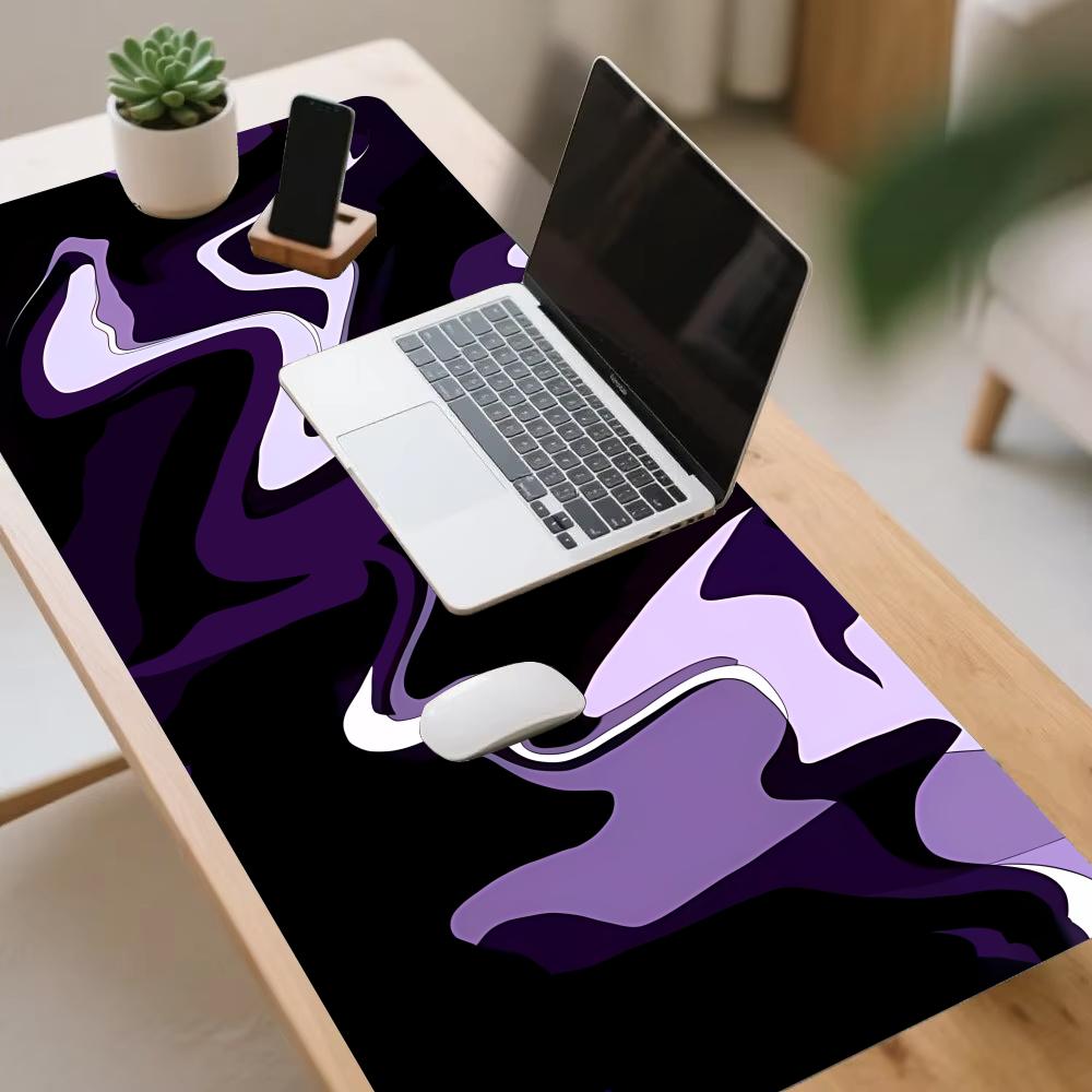 Playmat Purple Black Fluid Mou – обзор и цена Desk Setup Gadgets