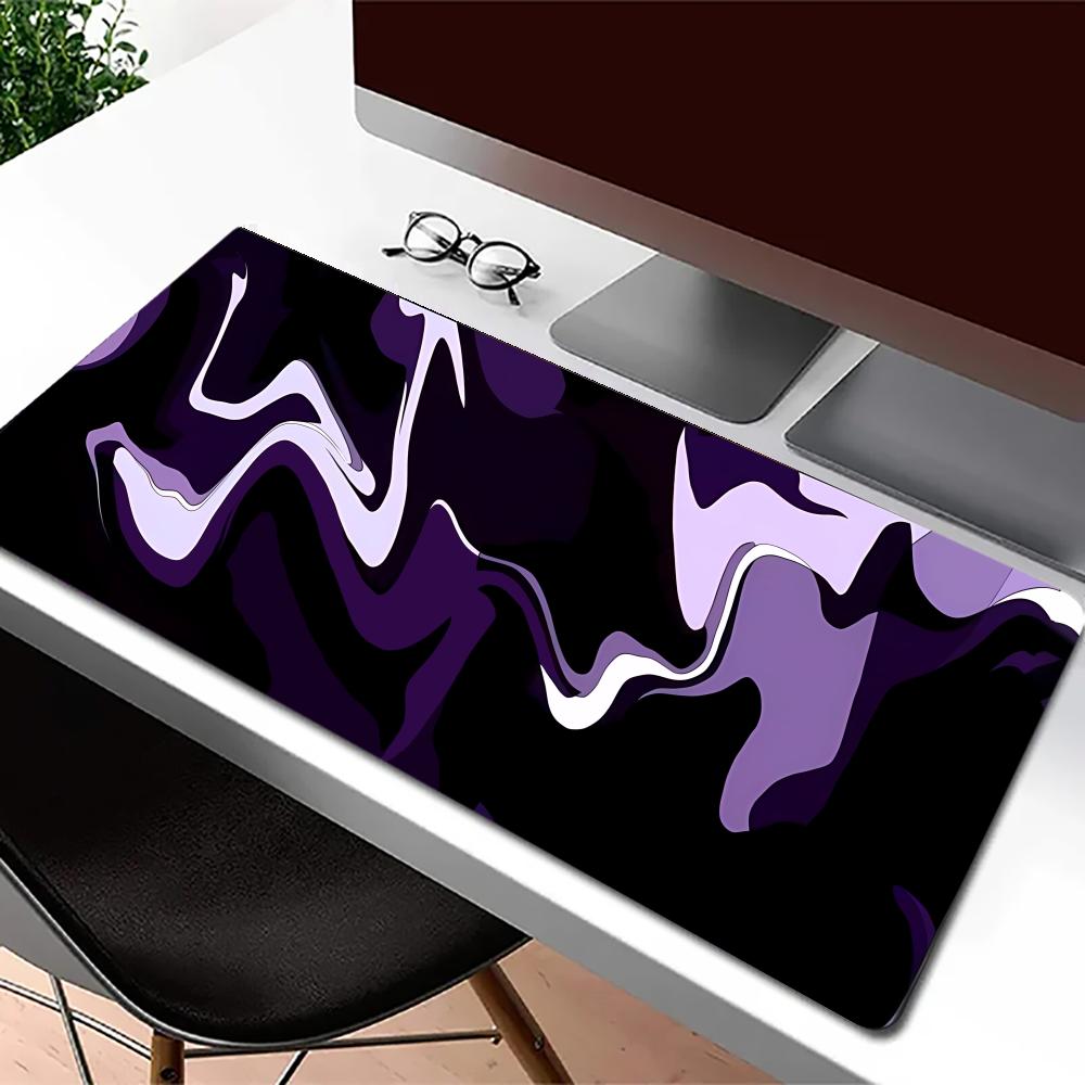 Playmat Purple Black Fluid Mou – обзор и цена Desk Setup Gadgets