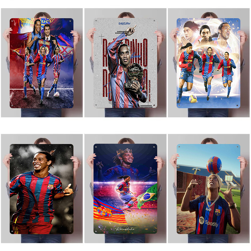Ronaldinho Soccer Metal Poster – обзор и цена Desk Setup Poster