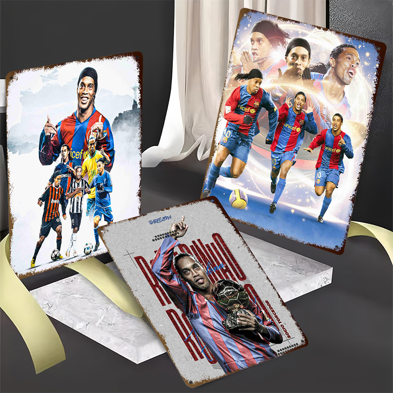 Ronaldinho Soccer Metal Poster – обзор и цена Desk Setup Poster