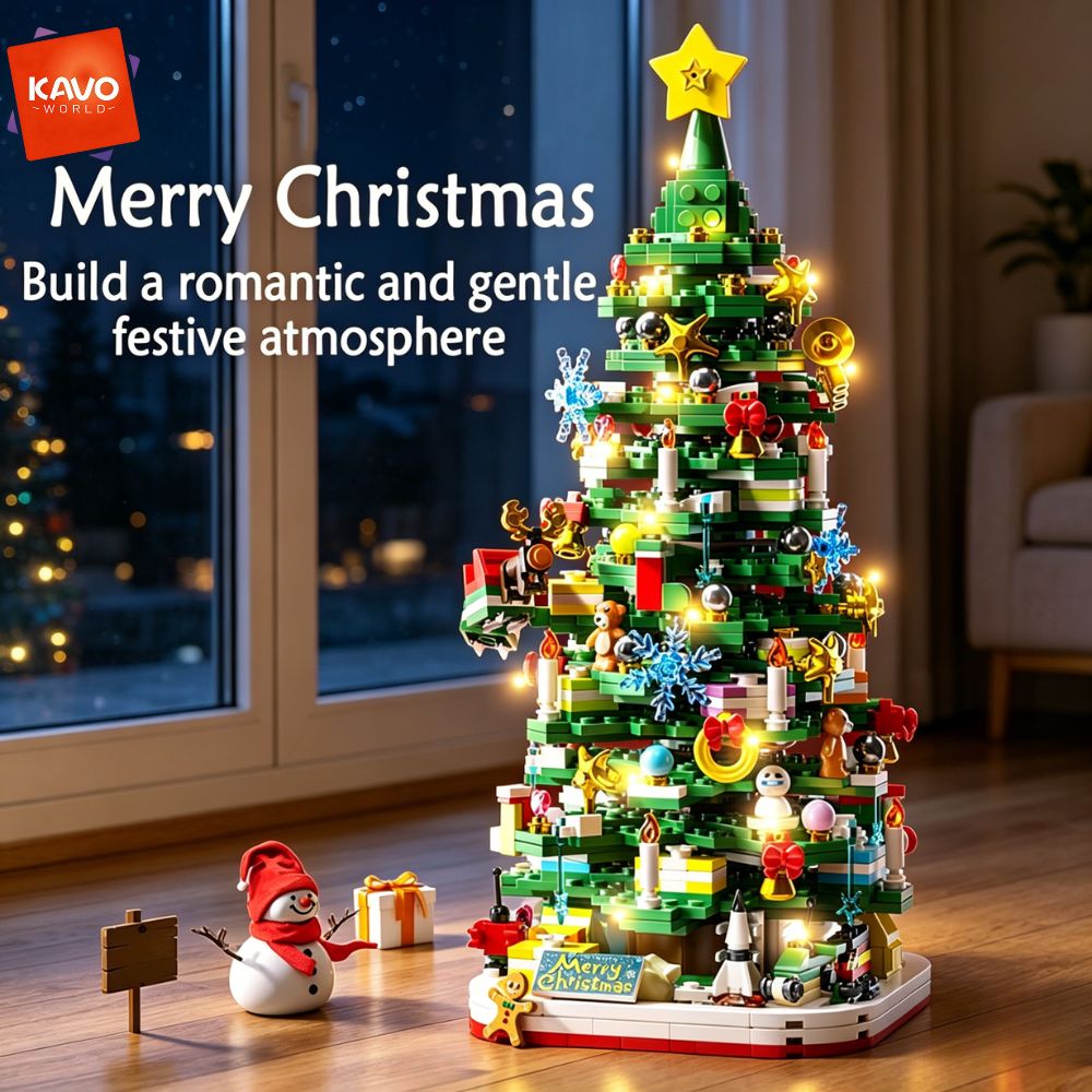 KAVOWORLD 1024pcs Christmas Tr – обзор и цена Desk Office Setup Ideas