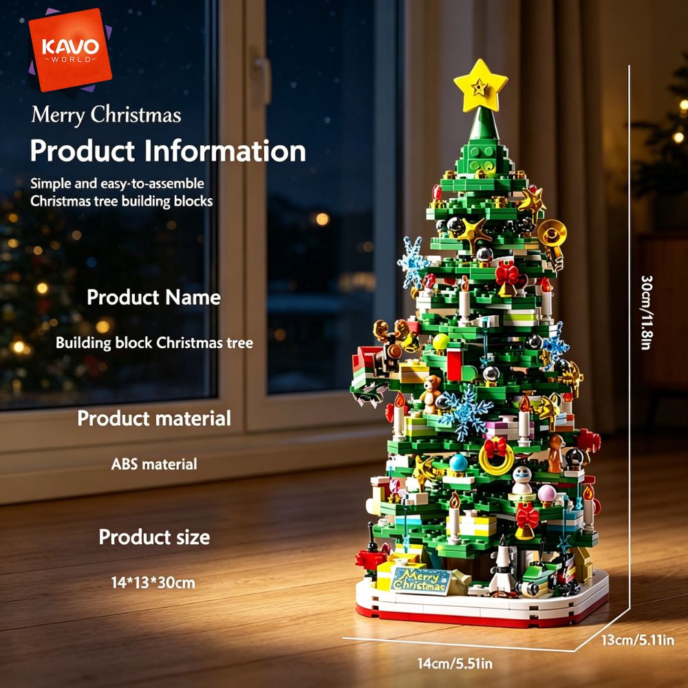 KAVOWORLD 1024pcs Christmas Tr – обзор и цена Desk Office Setup Ideas