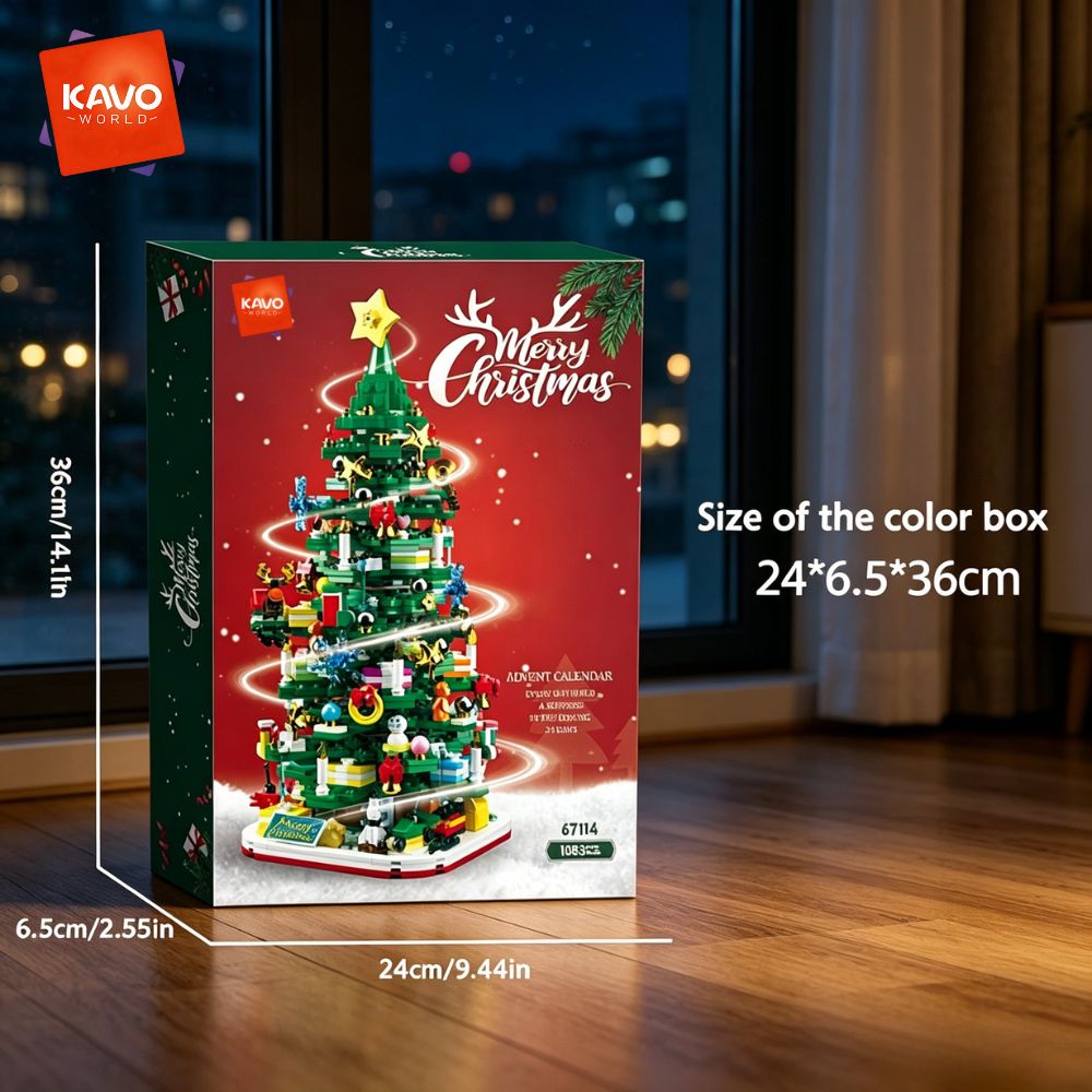 KAVOWORLD 1024pcs Christmas Tr – обзор и цена Desk Office Setup Ideas
