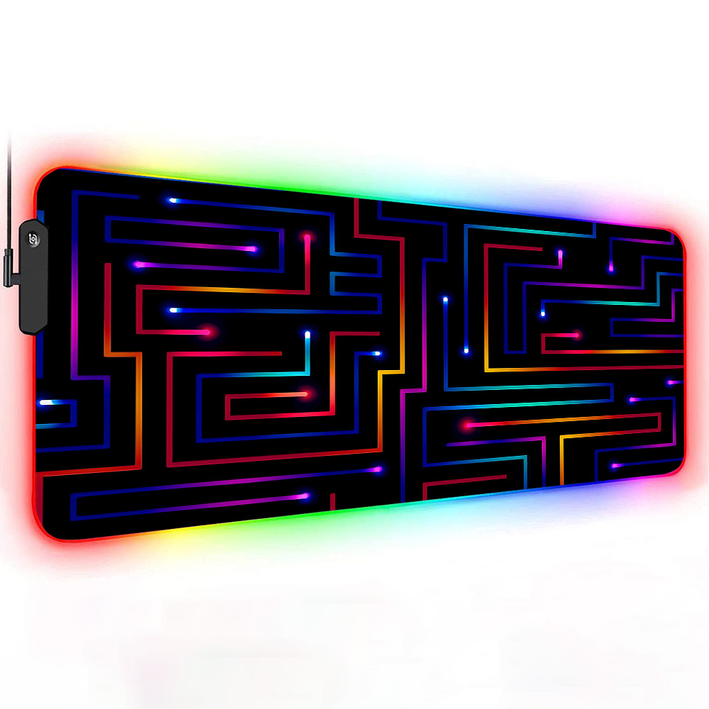 Xxl Mouse Pad 900x400 Neon Cir – обзор и цена Desk Setup Gadgets