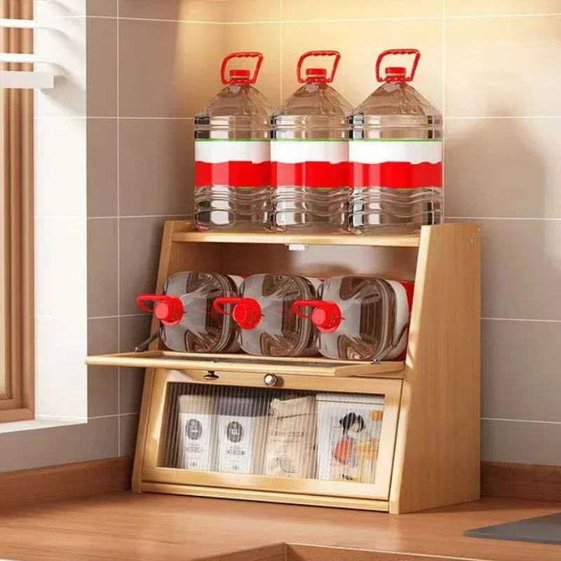 Bamboo Kitchen Storage Cabinet – обзор и цена Drawer Organizer Bamboo